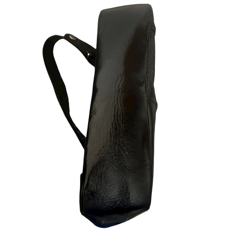 Black Leather Shoulder Bag - Picture 11 of 12
